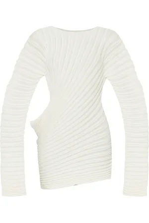 Issey Miyake Top mit Falten
