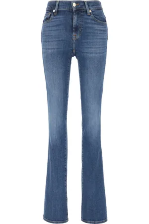7 for all Mankind Halbhohe Bootcut-Jeans