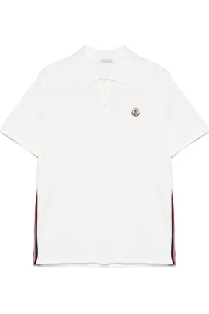 Moncler Poloshirt mit Logo-Patch