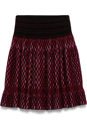 Alaïa 2000s Jacquard-Minirock