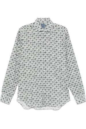 BARBA Hemd mit Blumen-Print