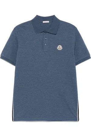 Moncler Poloshirt mit Logo-Patch