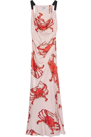 Msgm Maxikleid mit Print