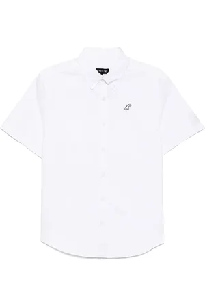 AGNÈS B. Oxford-Hemd mit Dino-Patch