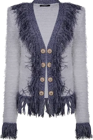 Balmain Jacke mit Fransen