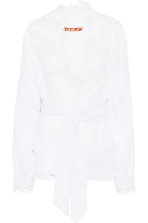 ERMANNO SCERVINO Bluse mit Spitzendetail