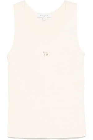 Maison Kitsuné Tanktop mit Baby Fox-Patch