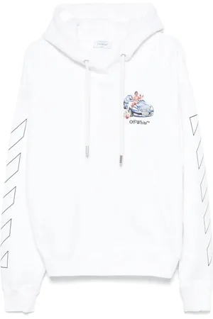 OFF-WHITE Hoodie mit Logo-Stickerei