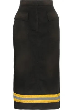 Calvin Klein Midirock mit hohem Bund