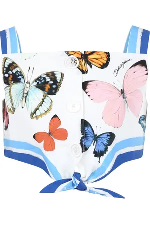 Dolce & Gabbana Top mit Schmetterling-Print