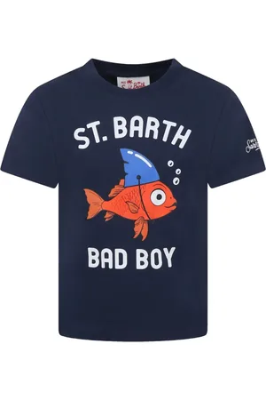 MC2 SAINT BARTH T-Shirt mit "Bad Boy"-Print