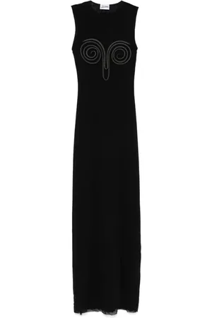 Jean Paul Gaultier Maxikleid in Netzoptik