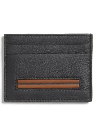 Ermenegildo Zegna Kartenetui mit Logo-Patch