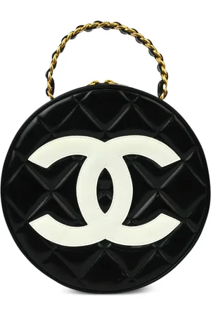 CHANEL 1995 Matelassé-Tote Bag mit CC