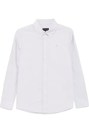AGNÈS B. Oxford-Hemd mit Bino-Patch