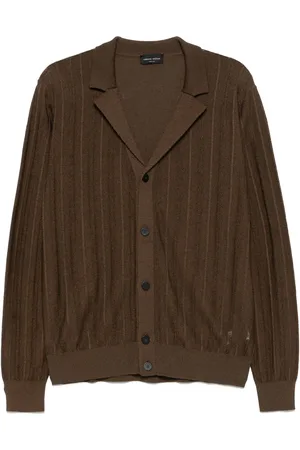 Roberto Collina Cardigan mit geripptem Detail