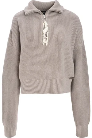 Izaak Azanei Reißverschluss-Pullover mit Quastendetail