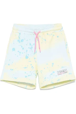 Msgm Shorts mit Graffiti-Effekt