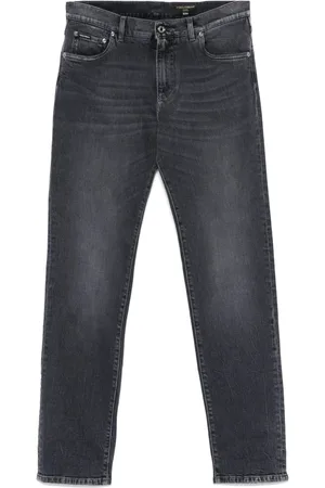 Dolce & Gabbana Skinny-Jeans mit Logo-Stickerei