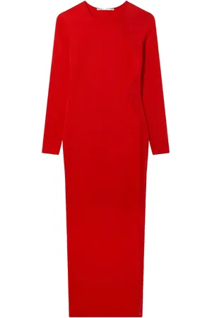 Stella McCartney Midikleid mit Spitzeneinsatz