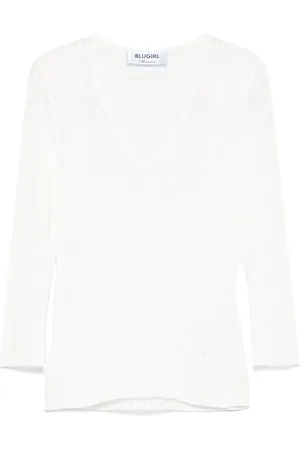 Blugirl T-Shirt in Lochstrick