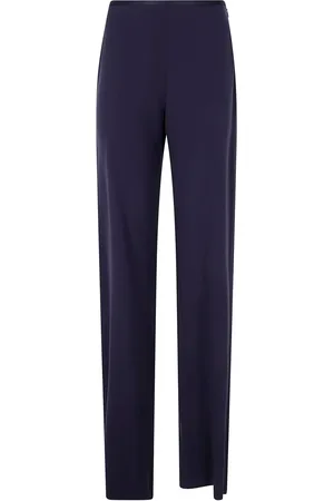 Emporio Armani Hose mit Satinbesatz