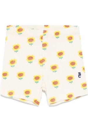 Bobo Choses Shorts mit Sonnenblumen-Print
