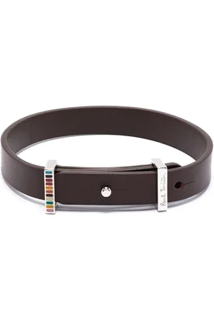Paul Smith Lederarmband mit Signature-Schnalle