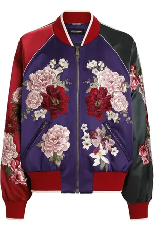 Dolce & Gabbana Bomberjacke mit Rosen-Print