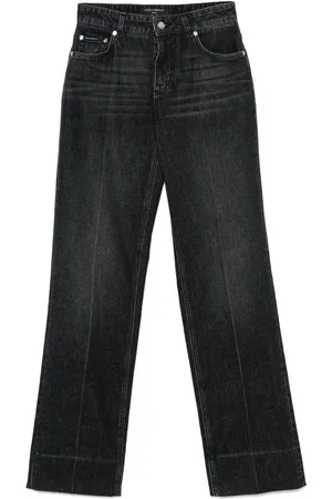 Dolce & Gabbana Gerade Jeans mit Bügelfalten