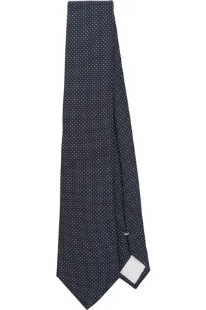 Giorgio Armani Krawatte mit Polka Dot-Jacquard
