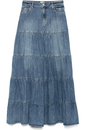 ALICE+OLIVIA Maxirock aus Denim