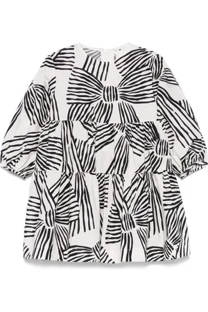 Simonetta Kleid mit Schleifen-Print