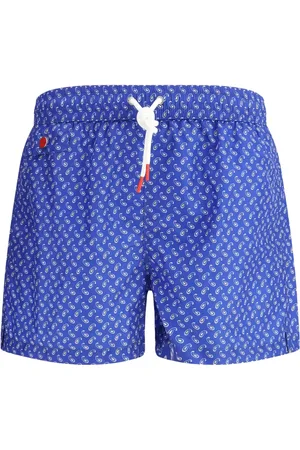 Kiton Badeshorts mit Paisley-Print