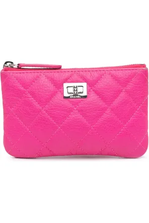 CHANEL 2019 kleine Reissue Kosmetiktasche aus gestepptem Ziegenleder