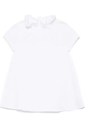 Il gufo Kleid mit Logo-Stickerei