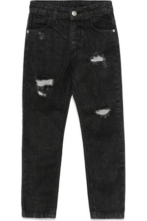 John Richmond Gerade Jeans im Distressed-Look