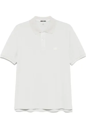 C.P. Company Poloshirt mit Logo-Stickerei