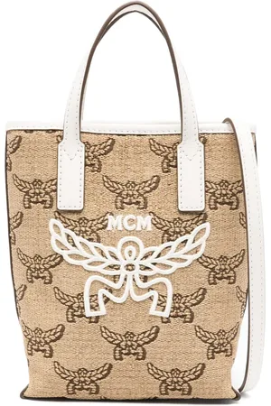 MCM Shopper mit Logo-Stickerei