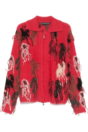 Andersson Bell Rainbow Intarsien-Cardigan