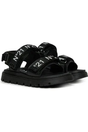 Nº21 TEEN Flatform-Sandalen mit Logo
