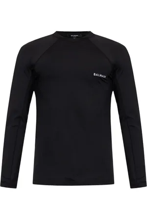 Balmain T-Shirt mit Logo-Stickerei