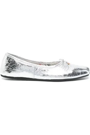 Vivienne Westwood Ballerinas im Metallic-Look