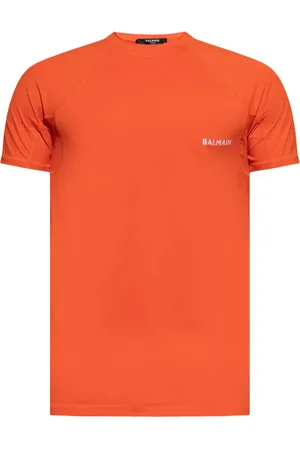 Balmain T-Shirt mit Logo-Stickerei