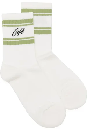 Café Kitsuné Socken mit Intarsien-Logo