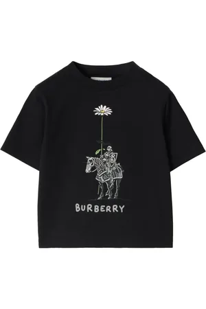Burberry T-Shirt mit Ritteremblem-Print