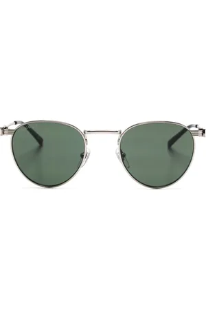 Gucci Sonnenbrille mit ovalem Gestell