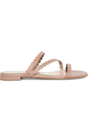 Gianvito Rossi Pantoletten aus Leder