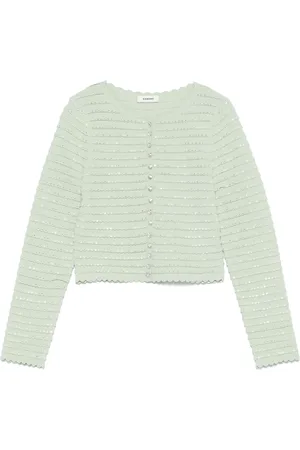 Sandro Cardigan mit Kristallen