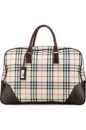 Burberry 2000-2017 Aktentasche mit House-Check-Canvas